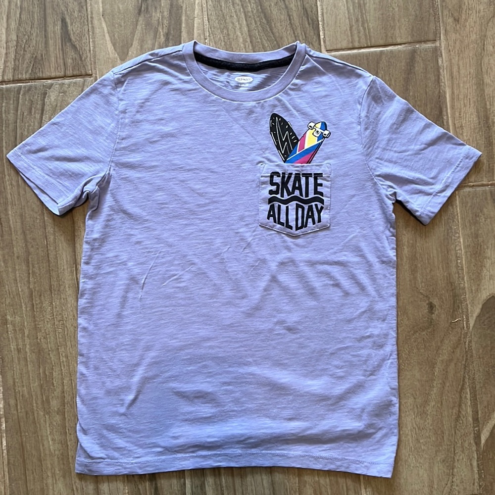 Boys Graphic T “Skate All Day”